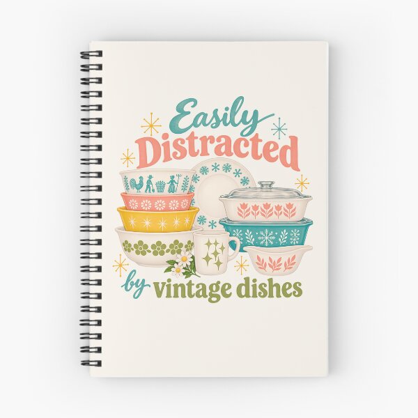 Item preview, Vintage dishes Easily Distracted Design designed and sold by Neeshki.