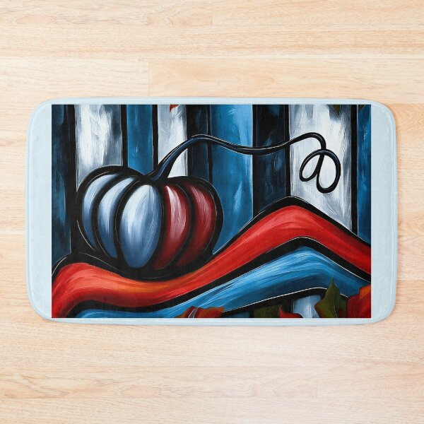 Item preview, Abstract Pumpkin Art, Bold Swirling Lines Vibrant Colors and Imaginative Nature Inspired Expression designed and sold by OlfactoART Studio.