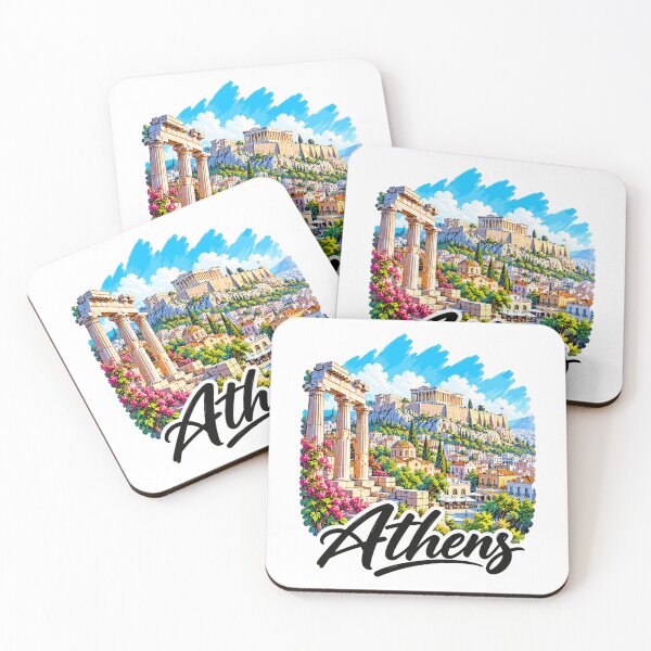 Item preview, Athens Greece Travel Art designed and sold by EdwinkOne.