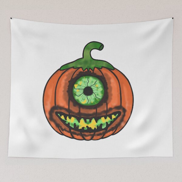 Item preview, Cyclops One Eye Pumpkin designed and sold by Sartoris Art.