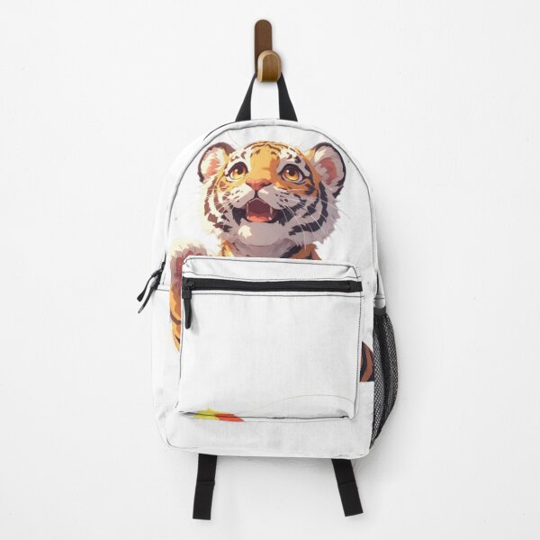 Item preview, Cute Baby Tiger Flying a Kite Illustration designed and sold by Digital Design Market.