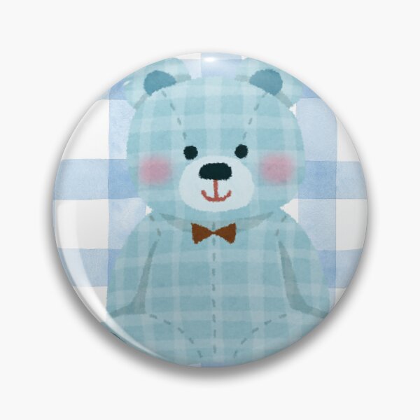 Item preview, Cute Teddy Bear Gingham Pattern designed and sold by roaaroaa.