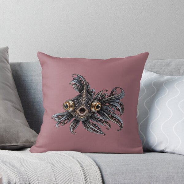 Item preview, Black Goldfish – Ornamental Curious Fish designed and sold by RafenStein.