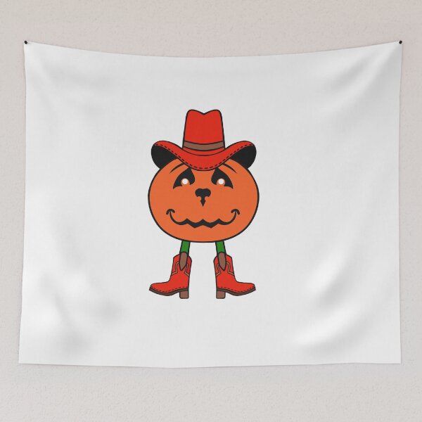 Item preview, Country And Western Pumpkin Cowboy designed and sold by Sartoris Art.