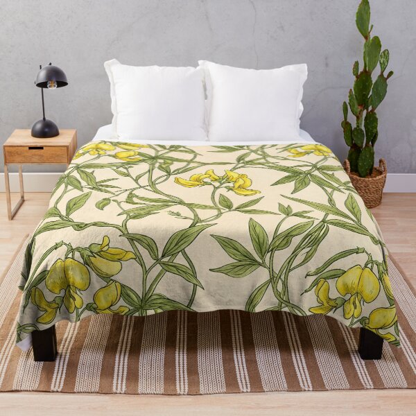 Item preview, Sunny Yellow Pea Flower & Greenery designed and sold by Studio BC.
