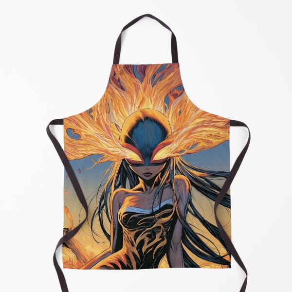 Item preview, Flaming Eyes Cosmic Goddess Anime Art designed and sold by Lunat1kk.