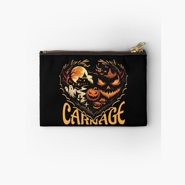 Item preview, Happy Halloween heart shape with spooks, text "Carnage". designed and sold by Art-Horizon.