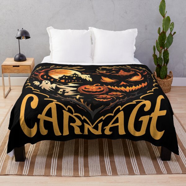 Item preview, Happy Halloween heart shape with spooks, text "Carnage". designed and sold by Art-Horizon.