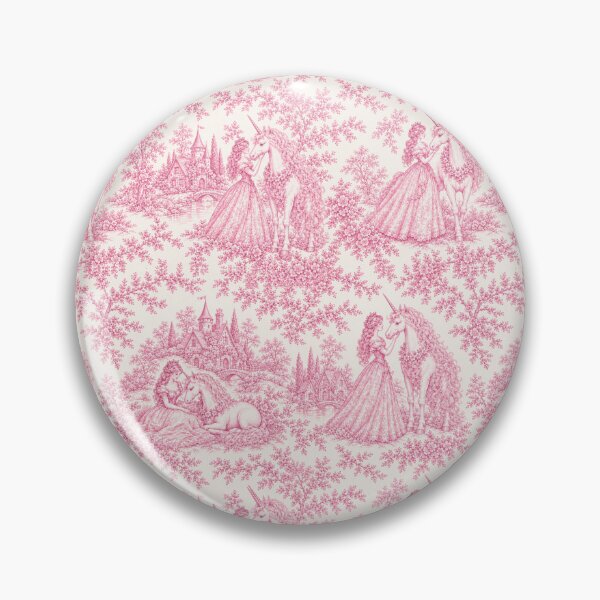 Artikelvorschau, Rosa Prinzessin und Einhorn Cottage Schloss Blumen Wald Toile entworfen und verkauft von DrewRomeoCo.