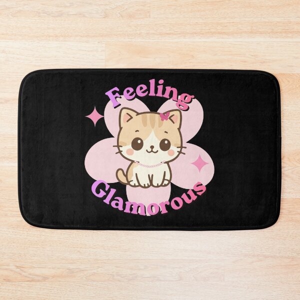 Item preview, Feeling Glamorous Cute Kawaii Cat Design designed and sold by Artography Designs.