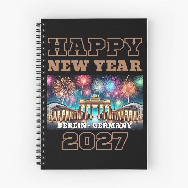 Item preview, Happy New Year 2027 - Berlin - Light Brown Edition designed and sold by Manic Merch Designs.