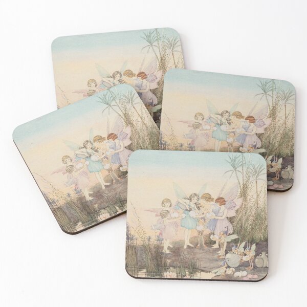 Item preview, Fairies filling shells - Ida Rentoul Outhwaite designed and sold by forgottenbeauty.