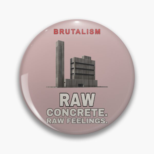 Item preview, Funny Brutalist Gifts – Raw Concrete Raw Feelings designed and sold by TribeGlyph.