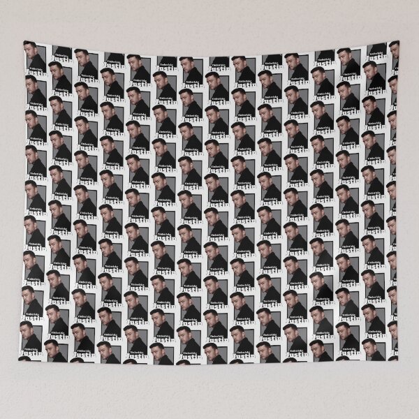 Item preview, Stylish Justin Timberlake Portrait Typography Artwork designed and sold by TNAFashionClub.
