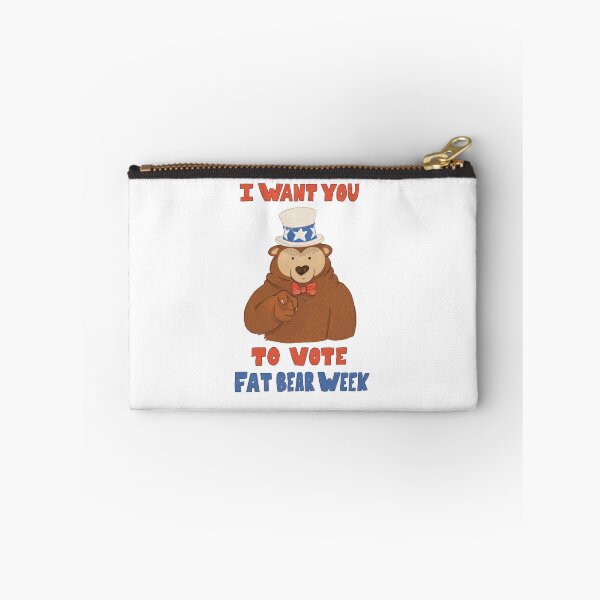 Item preview, I Want You To Vote: Fat Bear Week designed and sold by MellowMoths.
