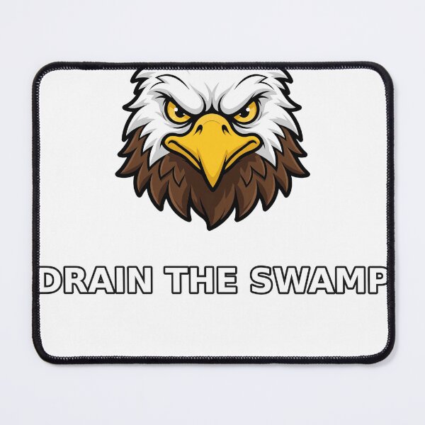 Item preview, Drain The Swamp - Patriotic Eagle Shirt designed and sold by Jeffydesign.