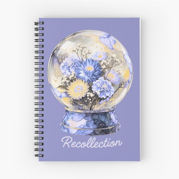 Item preview, Periwinkle Strawflower Snow Globe designed and sold by lifeinspired4u.