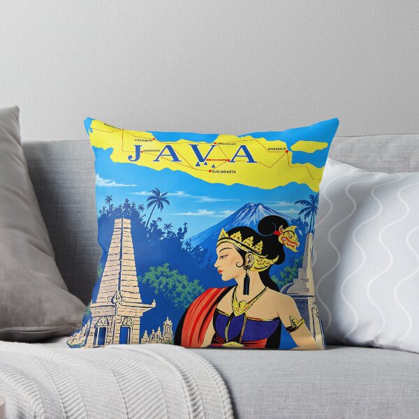 Item preview, Cartel de viaje de Visita Java designed and sold by Rockett Graphics.