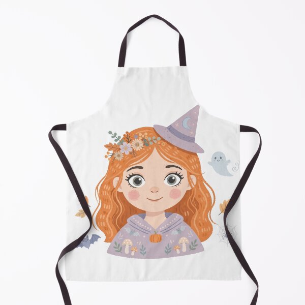 Artikelvorschau, Whimsical Folk Art Pumpkin Witch Girl entworfen und verkauft von Faelottie.