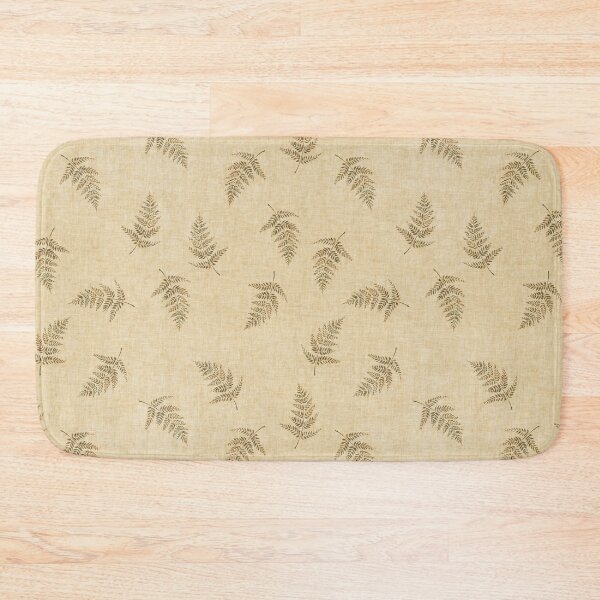 Artikelvorschau, Gepresste Farne – Vintage-Leinenmuster mit botanischen Motiven entworfen und verkauft von thedawndesign.
