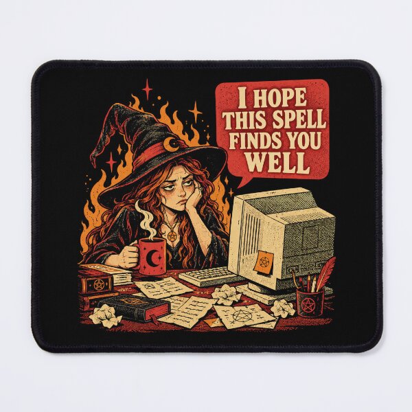 Item preview, Tired Witch Casting One Last Spell designed and sold by Bonsai20.