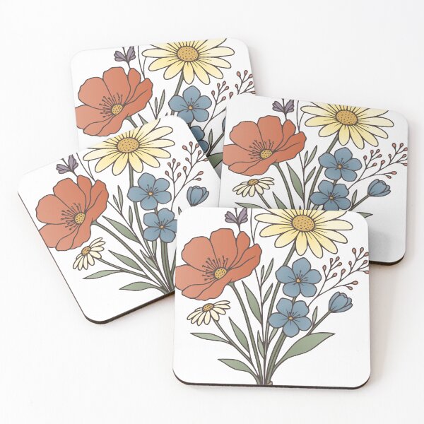 Item preview, Bouquet of wildflowers, floral design designed and sold by Pommes im Bett.