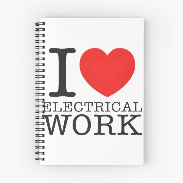 Item preview, I Love Electrical Work - Passionate Electrician Design for Professionals and Enthusiasts designed and sold by zalrainofficial.