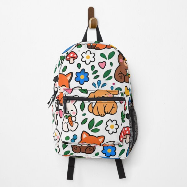 Item preview, Cute Kawaii Animals Pattern With Forest Friends    designed and sold by Owcomm.
