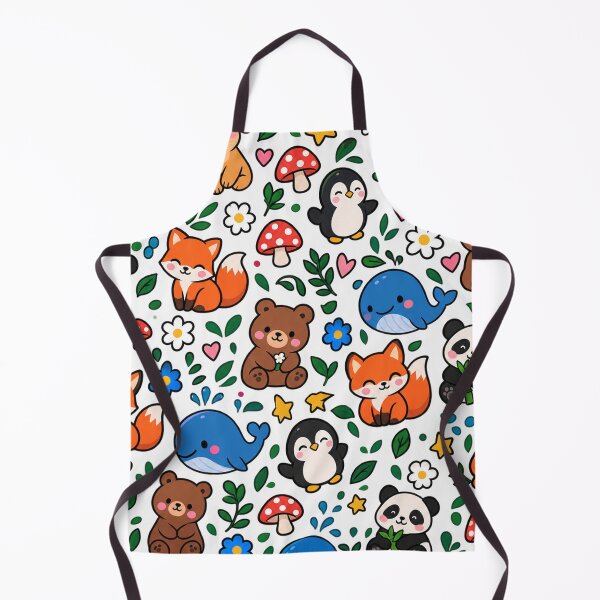 Item preview, Cute Kawaii Animals Pattern With Forest Friends designed and sold by Owcomm.