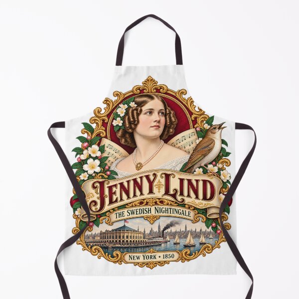 Item preview, Jenny Lind — The Swedish Nightingale — New York 1850 designed and sold by Past in Threads.