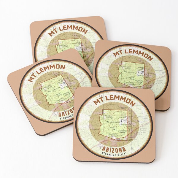 Item preview, Arizona Souvenir Map - Mt Lemmon designed and sold by Willz Designz.