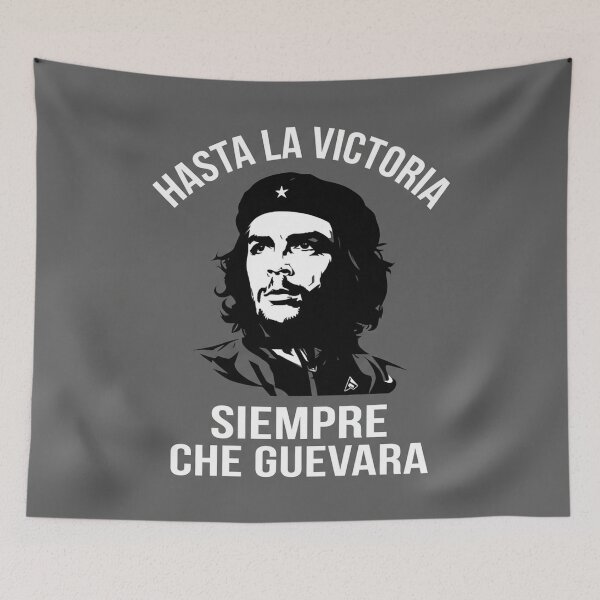 Item preview, Che Guevara Hasta La Victoria Siempre Quote Portrait designed and sold by Owcomm.