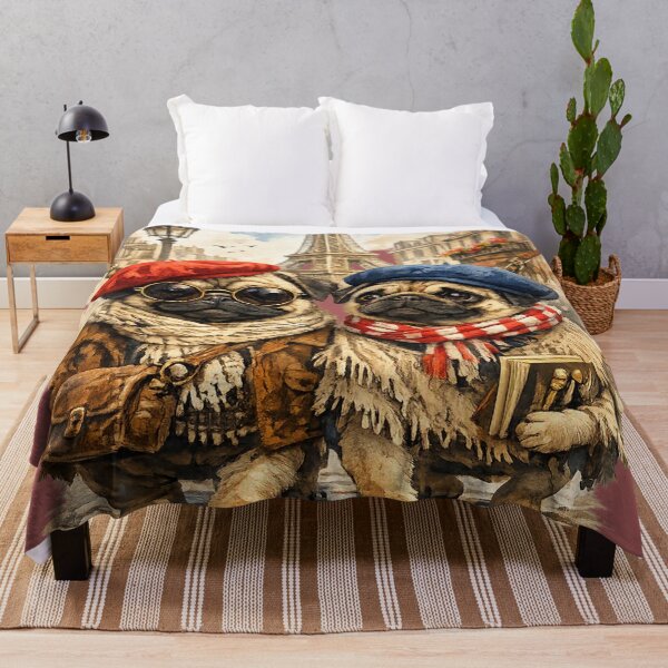 Item preview, Pugs in Paris designed and sold by PhotosByG.