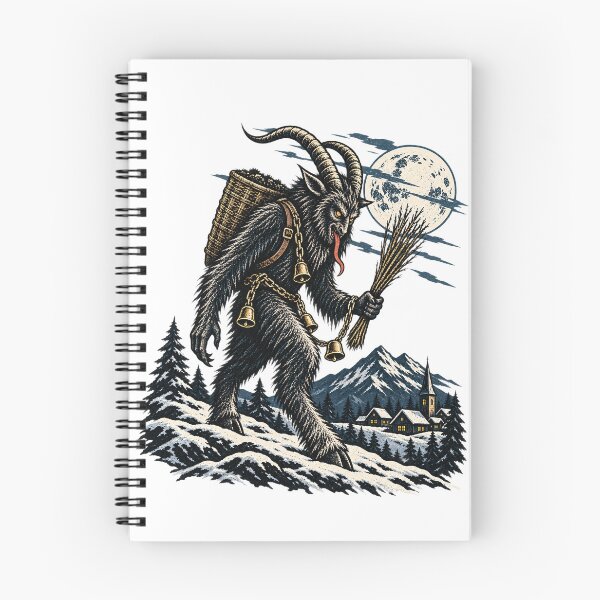 Item preview, Krampus Alpine Folklore Winter Night designed and sold by SquatchPrintsCo.