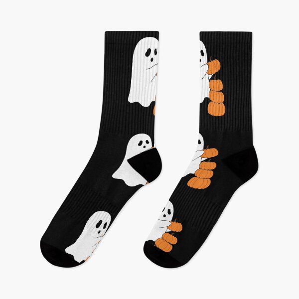 Item preview, Ghost stacking pumpkins designed and sold by Meli-moo.
