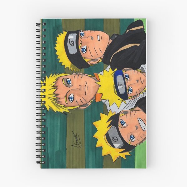 Item preview, Evolución de Naruto Uzumaki (FAN ART) designed and sold by Amanda-Drawing.