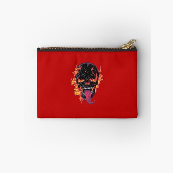 Item preview, flaming black skull designed and sold by HauntedEmporium.