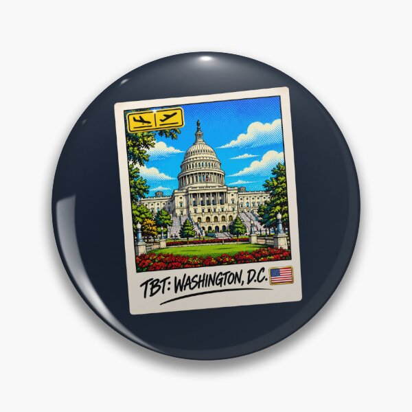 Item preview, TBT: Washington, D.C. – U.S. Capitol Vintage Polaroid designed and sold by ByJeffro.