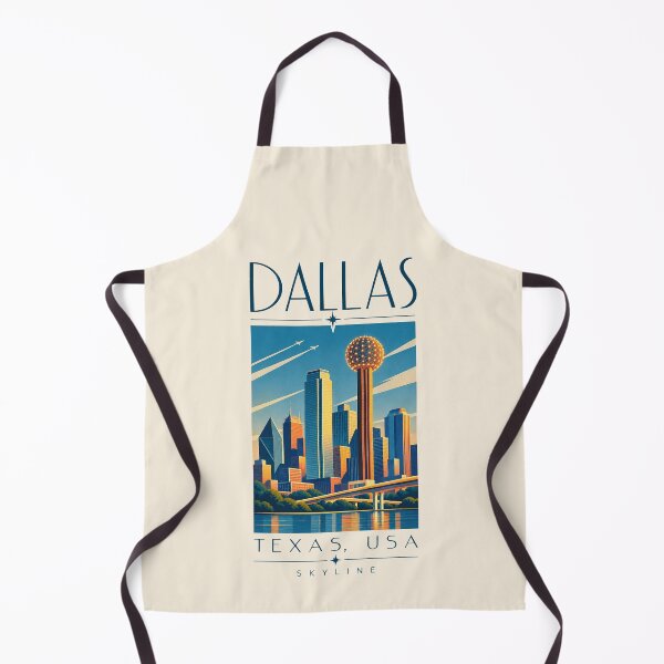 Aperçu de l'œuvre Dallas, Texas, États-Unis [Illustration vintage] créée et vendue par elektronen.