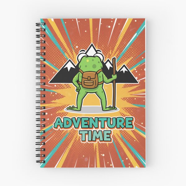 Item preview, Adventure Time Frog Hiker Cartoon designed and sold by Taridesign.