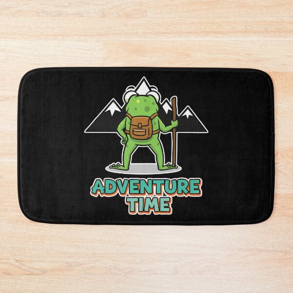 Item preview, Adventure Time Frog Hiker Cartoon designed and sold by Taridesign.