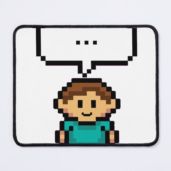 Item preview, Pixel Villager Funny Retro Gamer Sticker designed and sold by minaguirguis.
