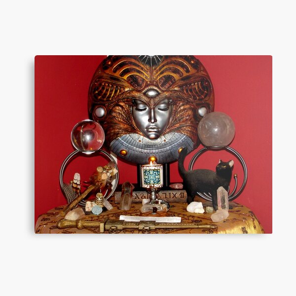 Altar Goddess Metal Print