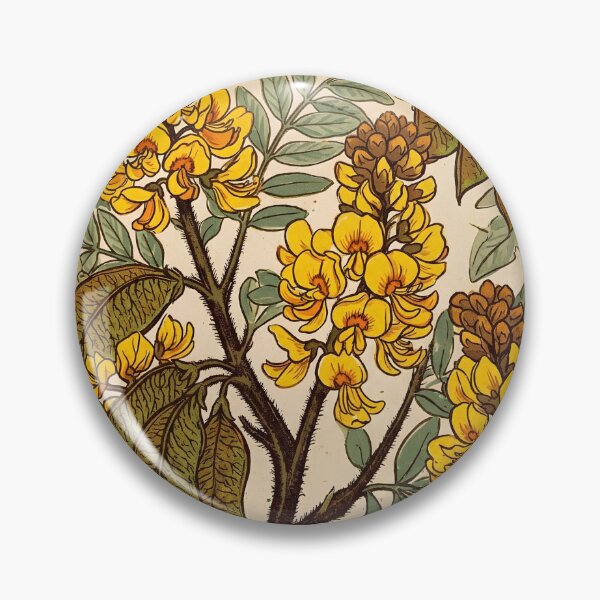 Item preview, Rich Golden Wattle Cluster & Dark Leaves designed and sold by Studio BC.