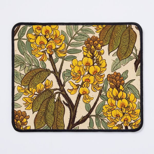 Item preview, Rich Golden Wattle Cluster & Dark Leaves designed and sold by Studio BC.