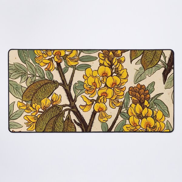 Item preview, Rich Golden Wattle Cluster & Dark Leaves designed and sold by Studio BC.