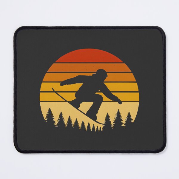 Item preview, Retro Snowboarding Design with Vintage Style and Bold Colors designed and sold by WiretapStudios.