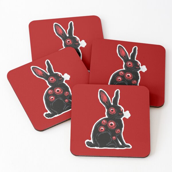 Item preview, black rabbit mutant designed and sold by HauntedEmporium.