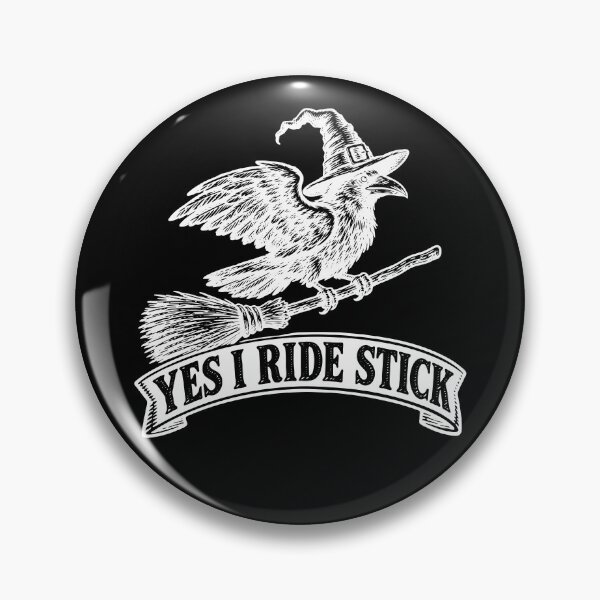 Item preview, Yes I Ride Stick (with White Lettering) designed and sold by VelvetRoom.