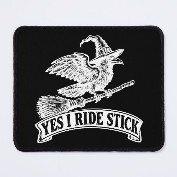Item preview, Yes I Ride Stick (with White Lettering) designed and sold by VelvetRoom.